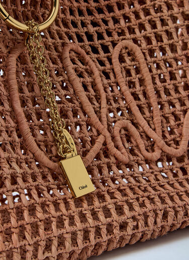 Chloé Summer Banana Tote Bag Beige chl0264043