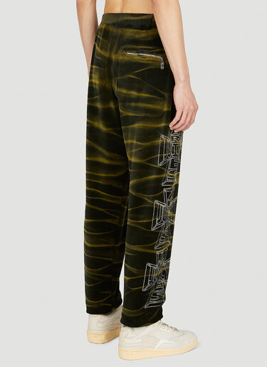 Aries x Juicy Couture Tie Dye Track Pants Dark Green ajy0352005