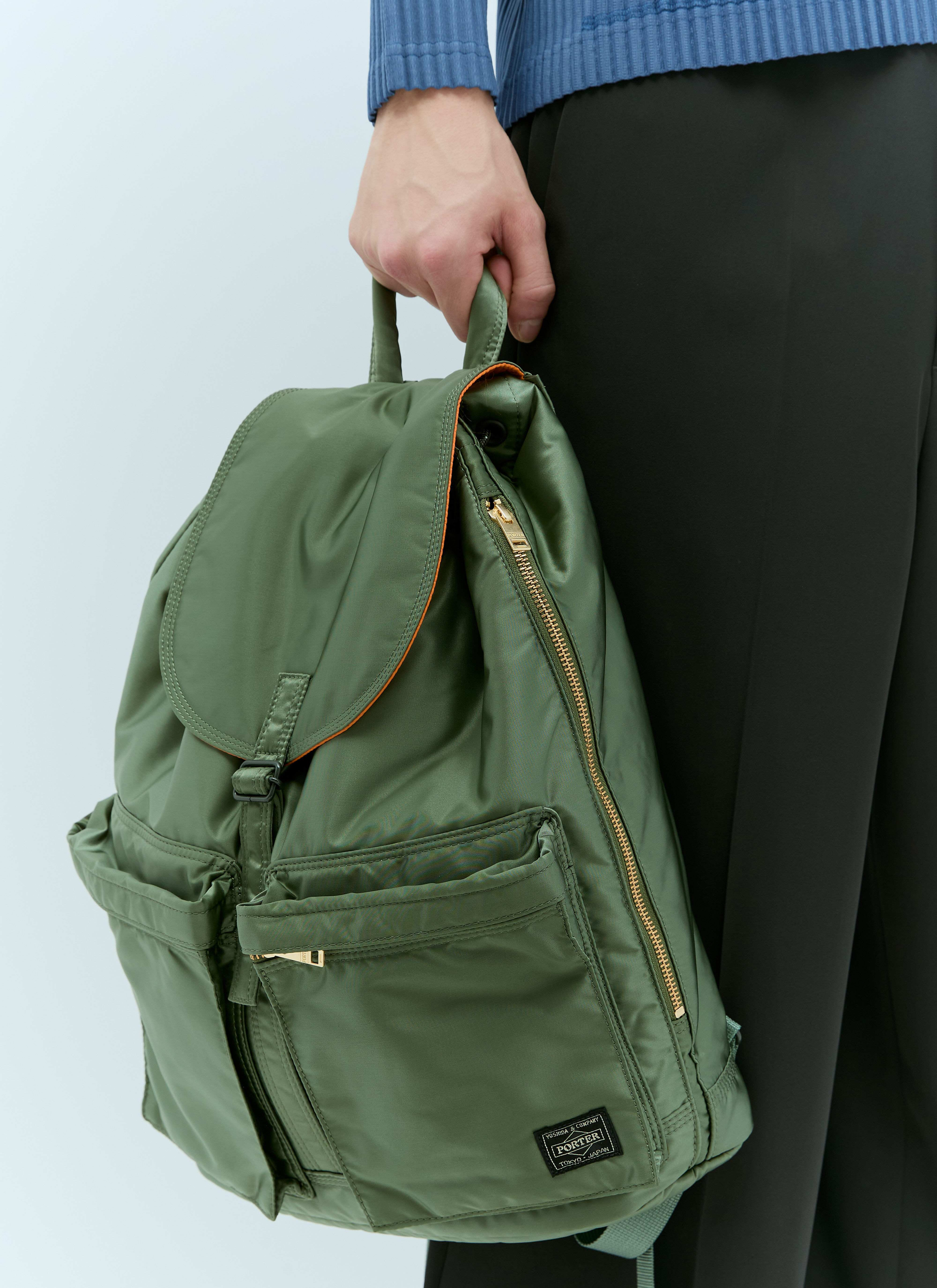 Porter Yoshida Co Men s Tanker Rucksack in Green LN CC
