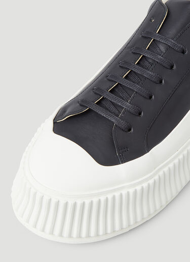 Jil Sander Tuscan Platform Sneakers Black jil0142027