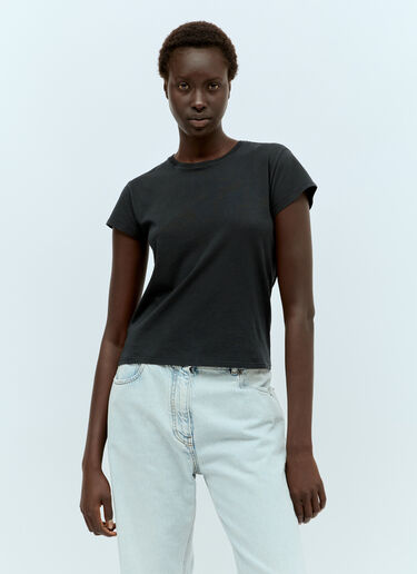 Tori Crop T-Shirt The Row Tori Crop T-Shirt Black row0256006