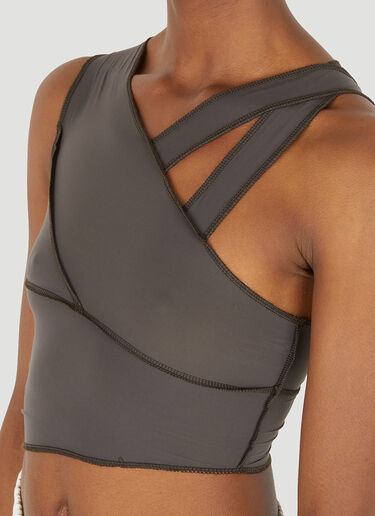 Crossover Cropped Top (Di)vision Crossover Cropped Top Grey div0248001
