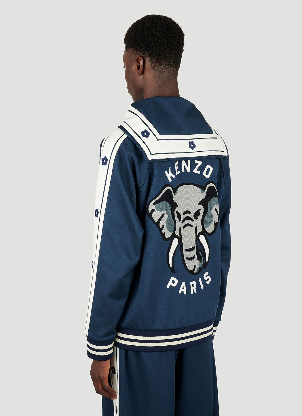 Kenzo Men s Elephant Track Jacket in Navy LN CC