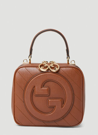 Gucci Blondie Box Handbag Brown guc0253216