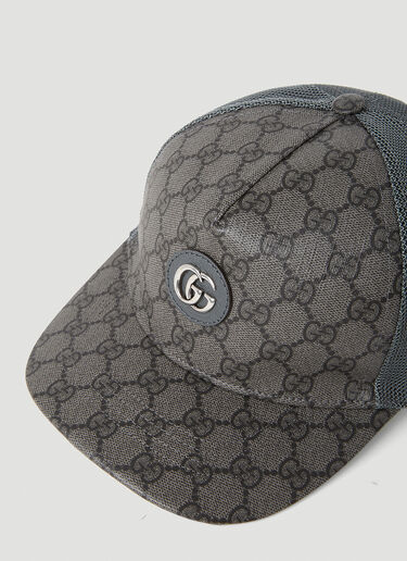 Gucci GG Supreme Baseball Cap Grey guc0153105
