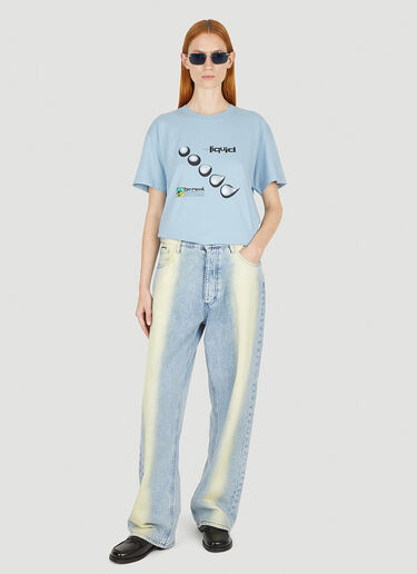 Eytys Jay Liquid T-Shirt Light Blue eyt0351016