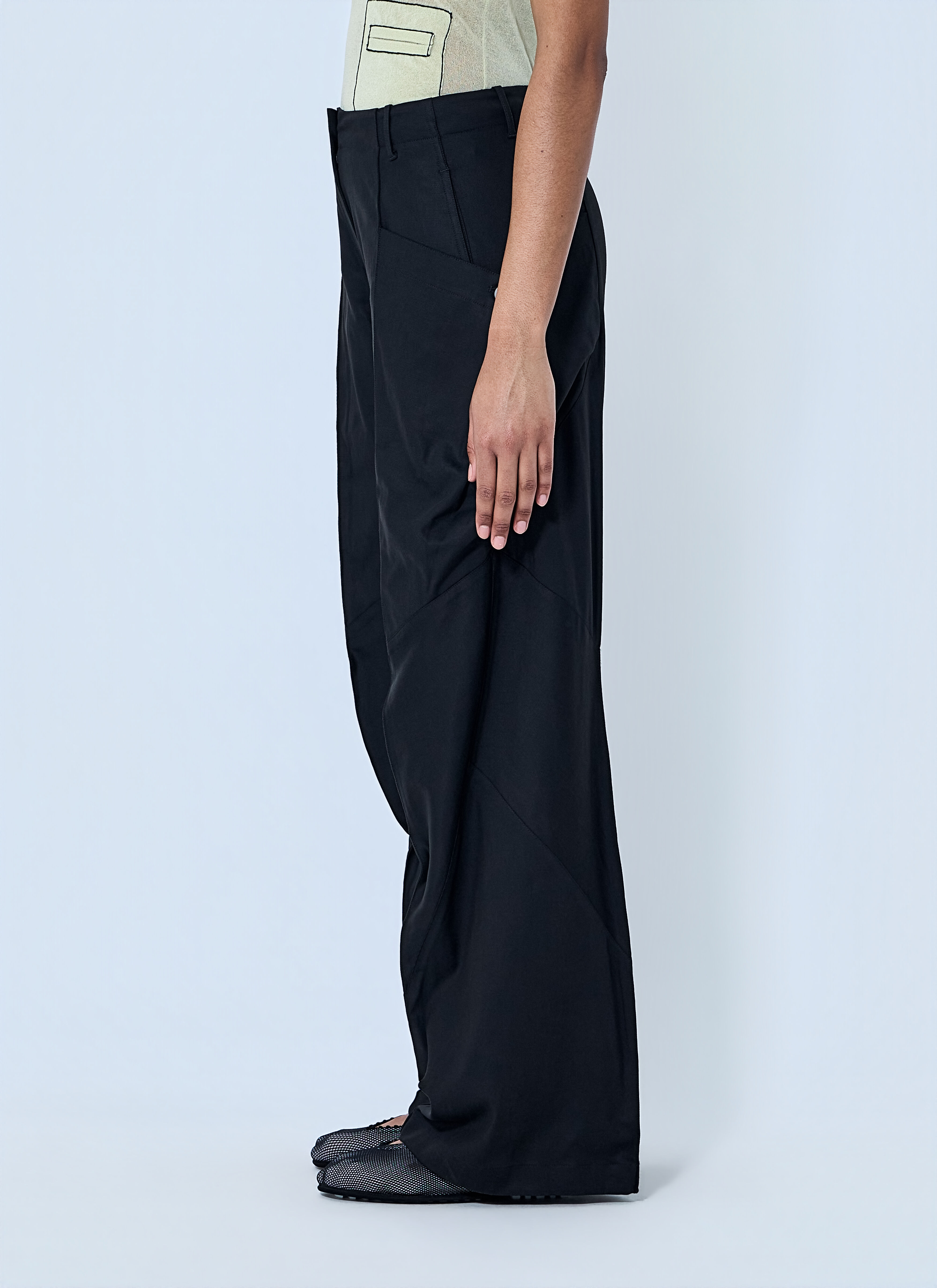 Kiko Kostadinov Women's' Centennial Trousers in Black | LN-CC®