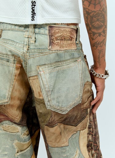 Acne Studios Super Baggy Fit Pants Brown acn0156009