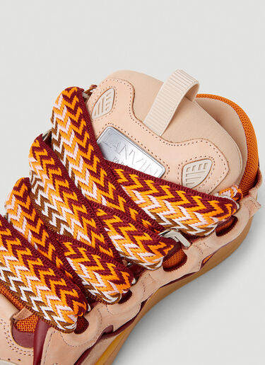 Lanvin Curb Sneakers Orange lnv0152010