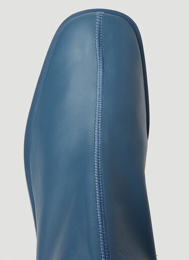 Logo Print Ankle Boots Acne Studios Logo Print Ankle Boots Blue acn0252031