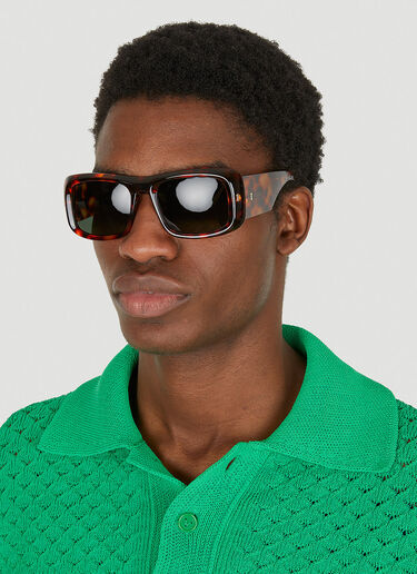 Gucci Square Frame Tortoiseshell Sunglasses Brown guc0148006