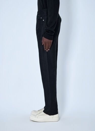Rick Owens Straight-Leg Denim Trousers Black ric0165072