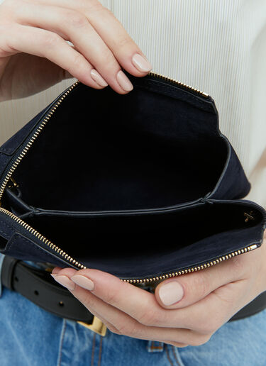 The Row Nu Min ツインショルダーバッグ  ブルー row0253053
