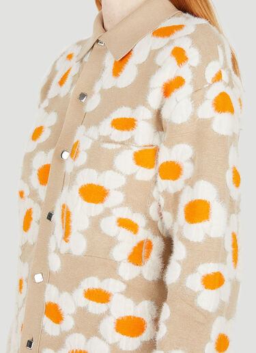 Jacquemus 르 슈미즈 니브 플뢰르 스웨터 베이지 jac0250128