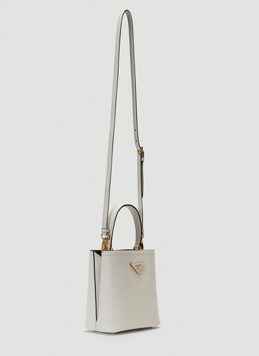 Prada Mini Classic Shoulder Bag White pra0239004