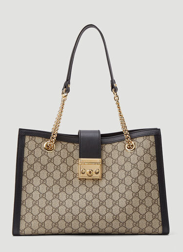 Gucci Padlock GG Medium Shoulder Bag Beige guc0243197