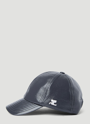 シグネチャービニールベースボールキャップ Courrèges シグネチャービニールベースボールキャップ グレー cou0354002