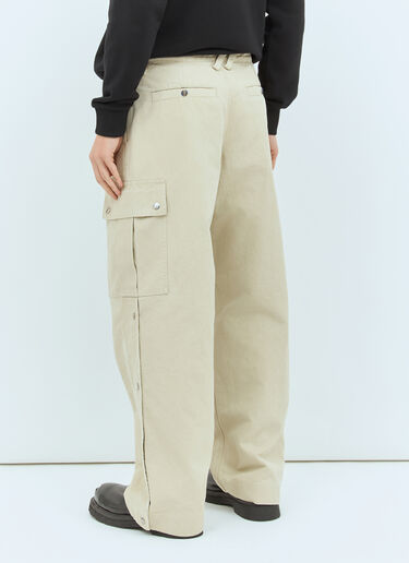 Burberry 棉质工装裤 乳白色 bur0157004