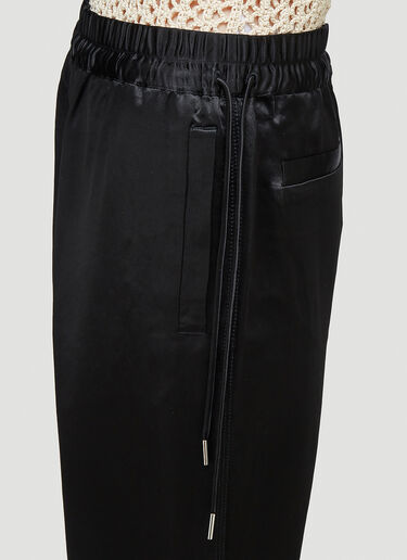 Acne Studios Palomi Fluid Satin Pants Black acn0244032