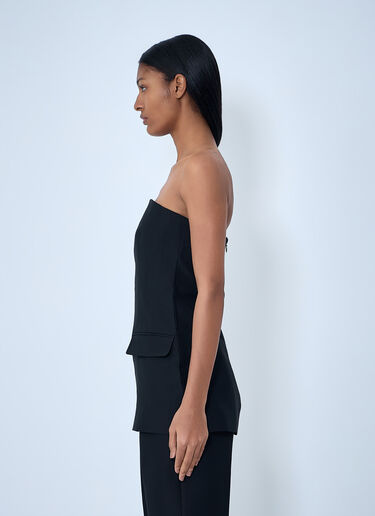 TOTEME Crepe Pocket Top Black tot0263018