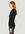 Saint Laurent Logo Plaque Ribbed Knit Sweater Black sla0249058