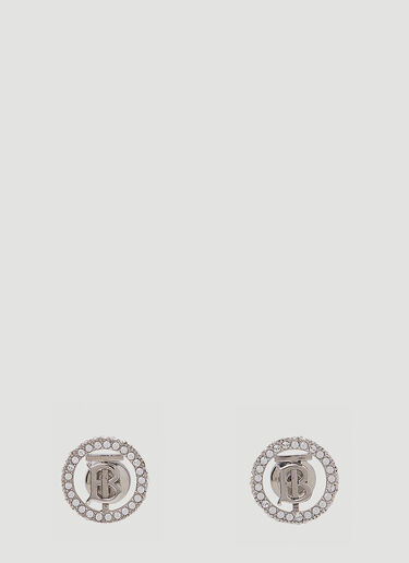 Burberry 缀饰 TB 耳钉 银色 bur0251116