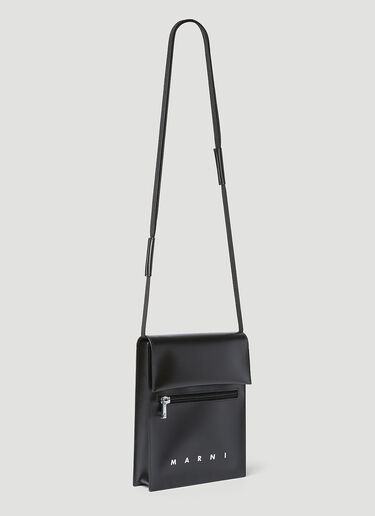 Marni Shoelace Strap Crossbody Bag Black mni0155021