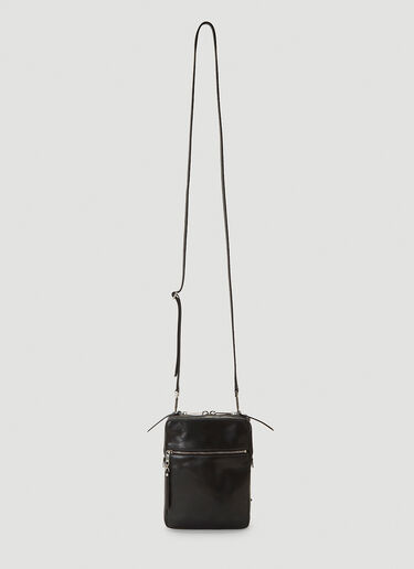 Rick Owens Supply Crossbody Pouch Bag Black ric0139033