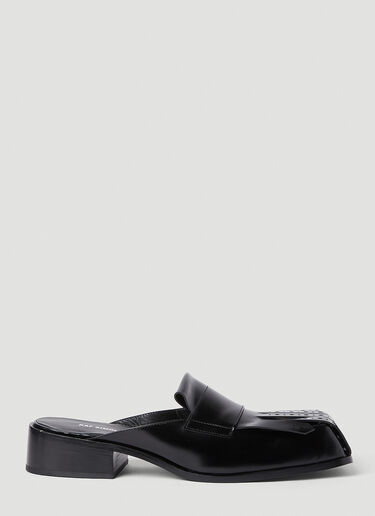 Raf Simons Brogue Mules Black raf0152014