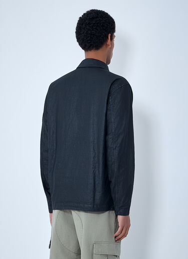 Stone Island Technical Nylon Overshirt Black sto0164003