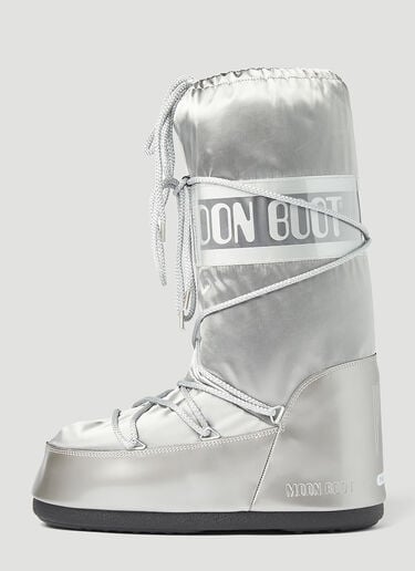 Moon Boot Icon Glance Snow Boots Silver mnb0346004