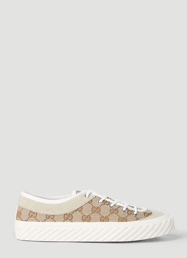 Gucci Monogram Sneakers Beige guc0152315