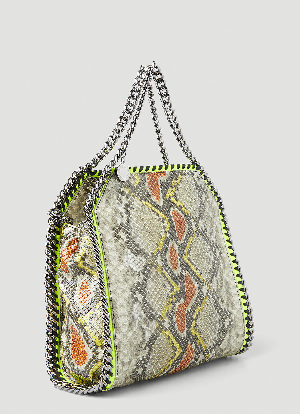 Stella McCartney Falabella Snakeskin Tote Bag in Grey LN CC