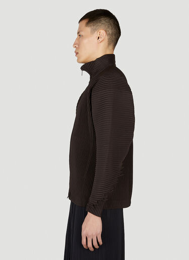 Homme Plissé Issey Miyake 拉链开衫 棕色 hmp0152014