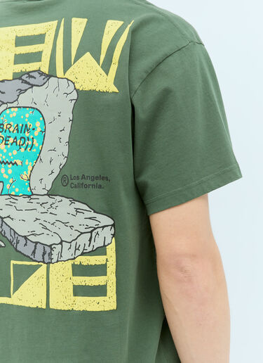 New Age T-Shirt Brain Dead New Age T-Shirt Green bra0154003
