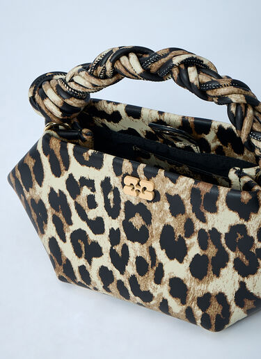 GANNI Mini Bou Handbag Brown gan0261045
