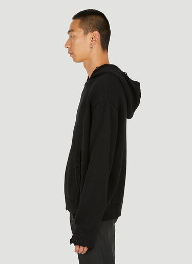 Saint Laurent 仿旧连帽运动衫 黑 sla0149014