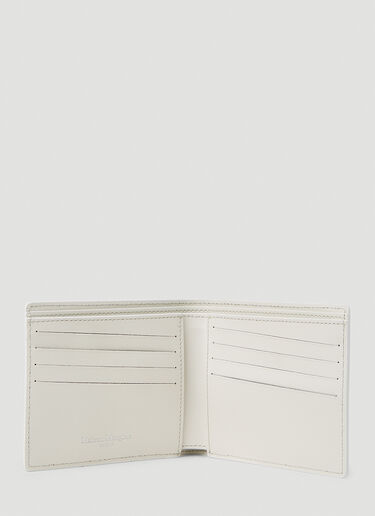 Maison Margiela シグネチャー ステッチ 二つ折りウォレット ホワイト mla0151039