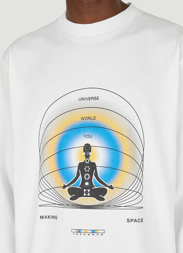 Space Available Oneness Long Sleeve T-Shirt White spa0348017