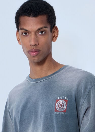 Gallery Dept. Crewneck Distressed T-Shirt Grey gdp0164004