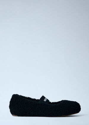 Moon Boot MB Shearling Ballerina Flats Black mnb0363002
