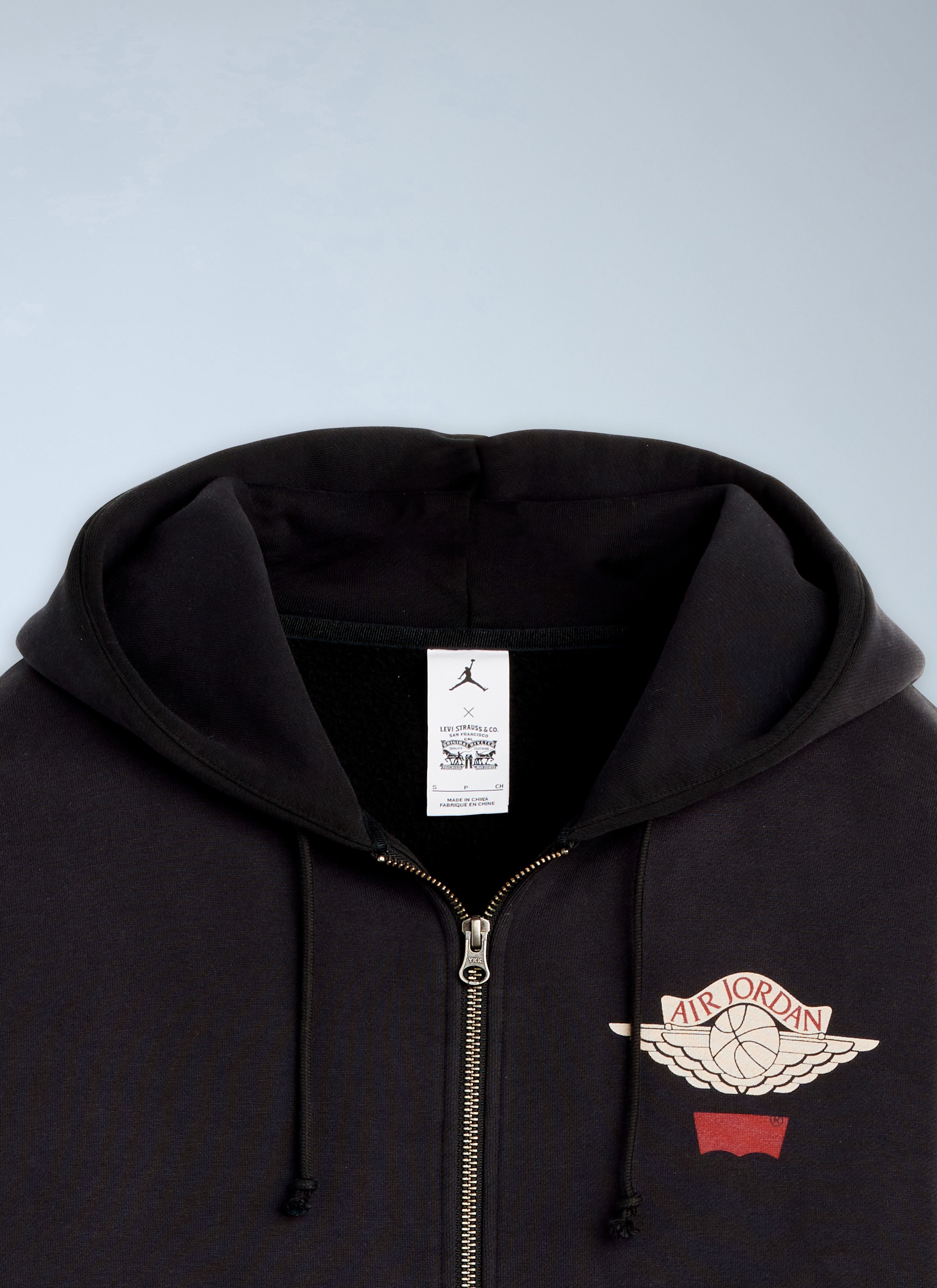 Levi's x Jordan Women's' Full Zip Hoodie in Black | LN-CC®