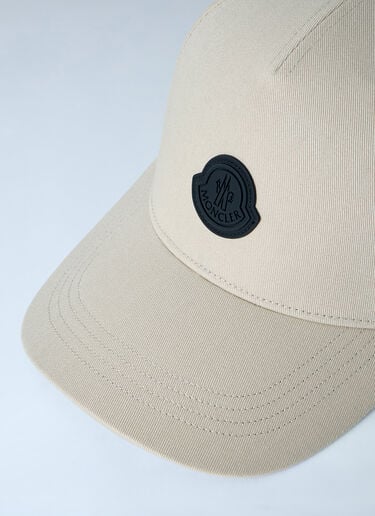 Moncler Logo Embellished Cap White mon0163029
