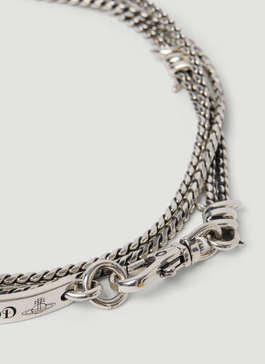 Vivienne Westwood 루시안 초커 네크리스 실버 vvw0251088