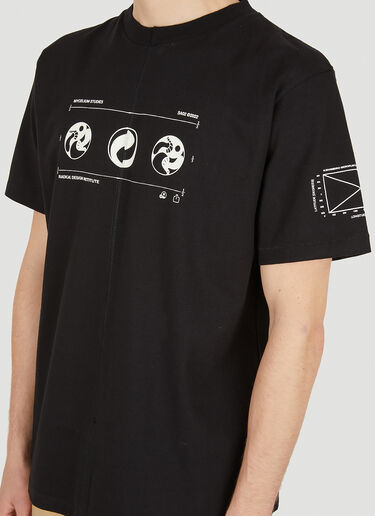 Space Available Upcycled Mycelium Studios T-Shirt Black spa0350022