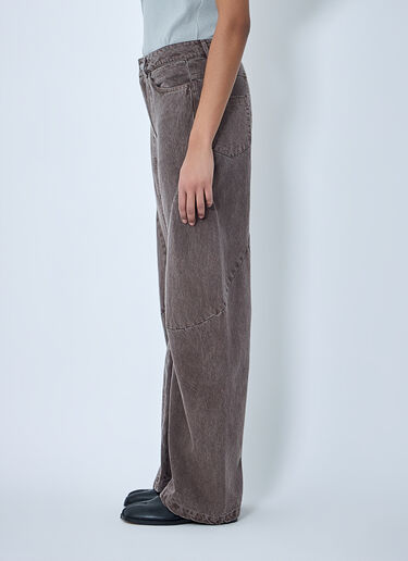 LUEDER Engineered Flare Pants Brown ldr0364003