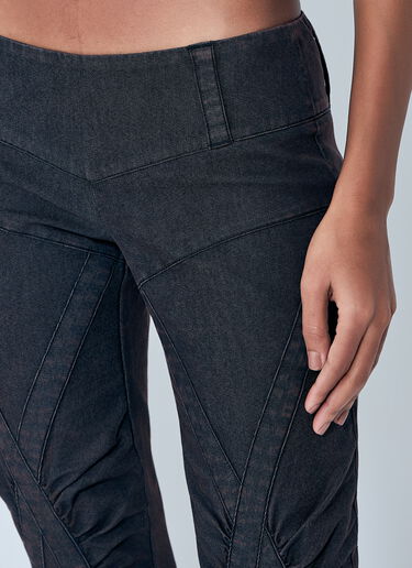 Miss Sixty x KNWLS Cropped Flared Jeans Black msk0263011