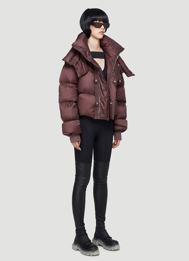 Rick Owens Puffer Jacket Red ric0241003