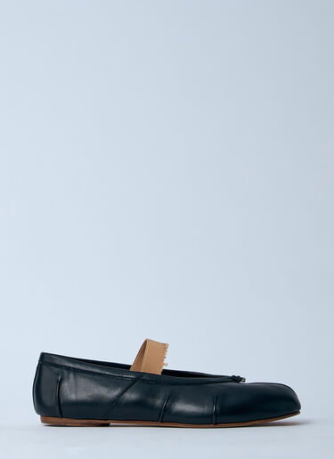 Maison Margiela Tabi Ballet Shoes Black mla0260006