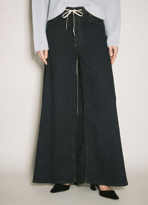 Marni Wide-Leg Stretch Jeans Black mni0257015